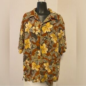 Bill Blass Large/ Hawaii shirt/ 100% silk for Men